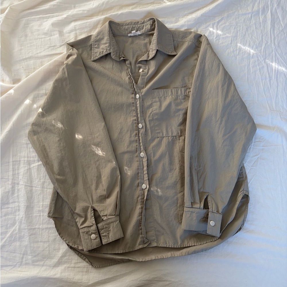OZMA Khaki Collared Shirt